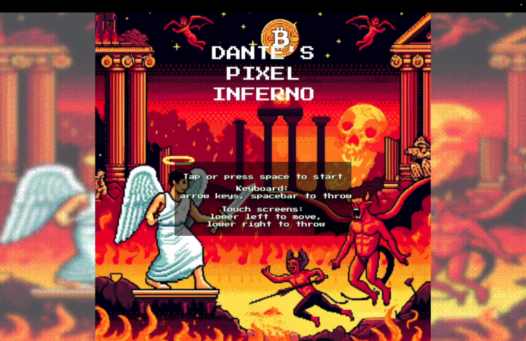 Dante's Pixel Inferno Game